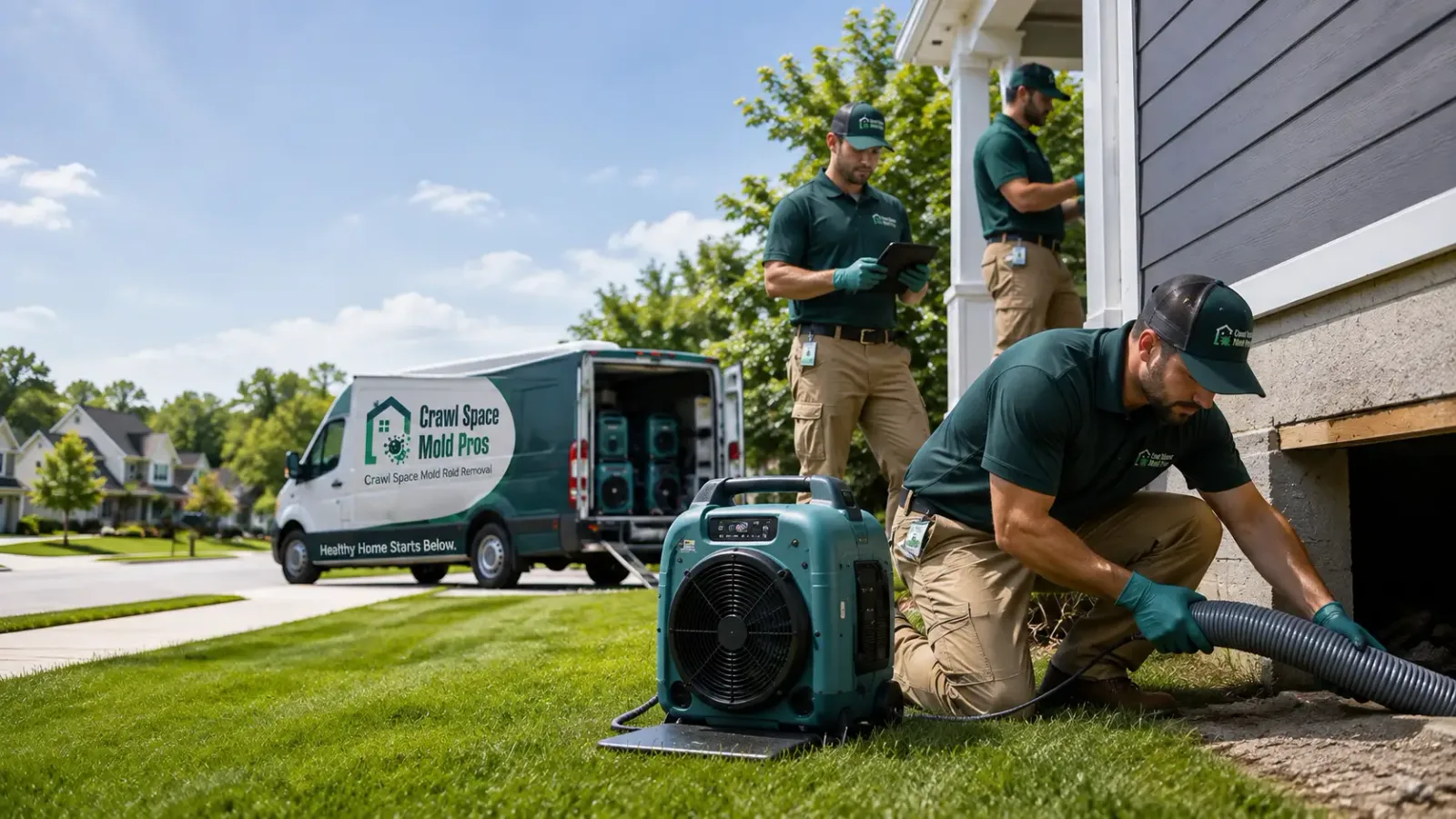 Crawl Space Mold Removal in Union City, TN